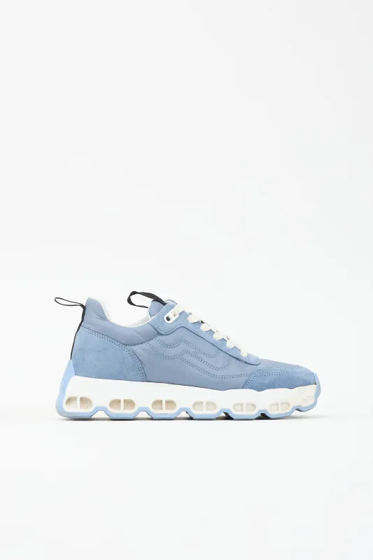 Suede & Nylon Impulse Sneaker made by Hermes