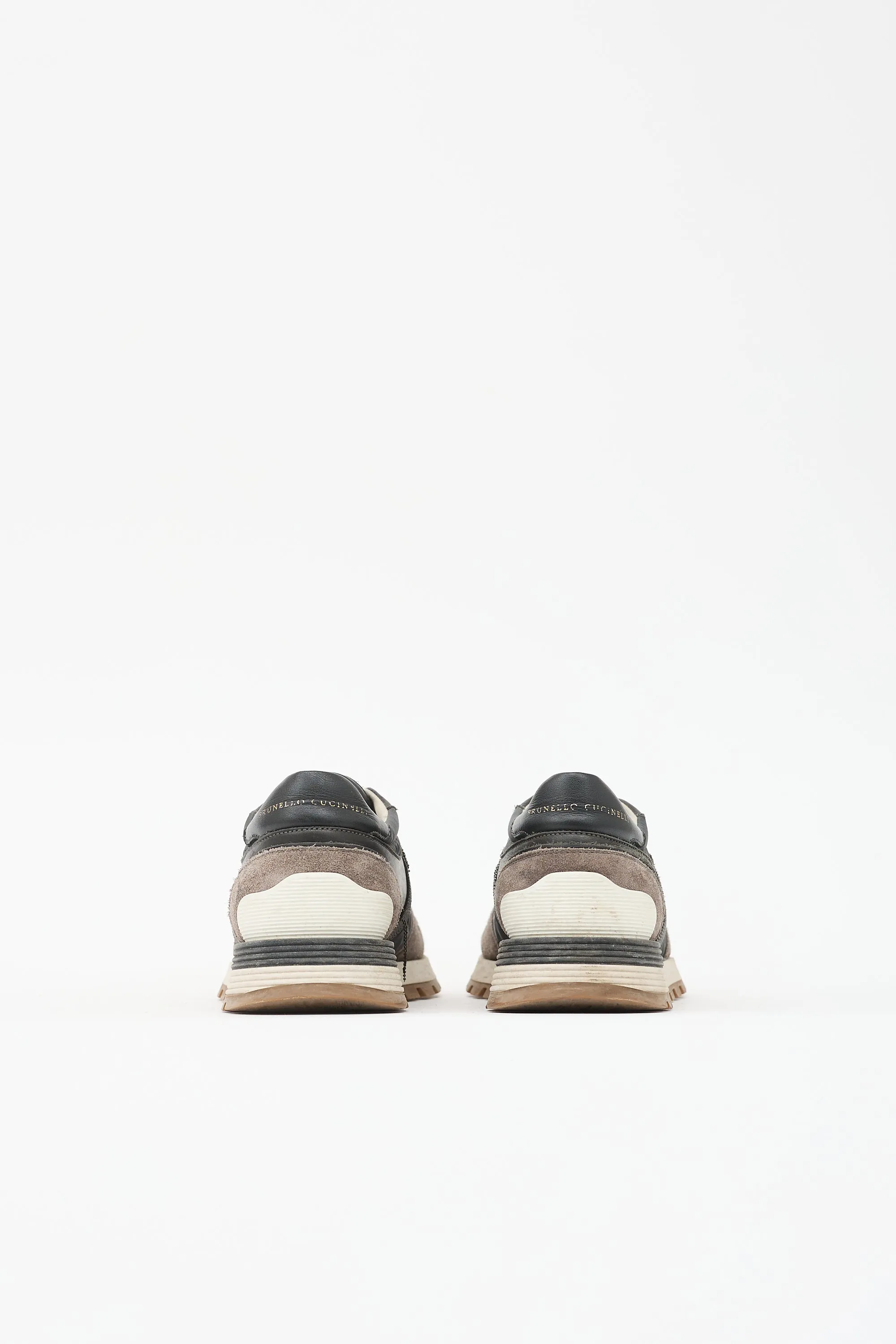 Suede & Mesh Panelled Sneaker sold by VSP Consignment product image thumbnail 4