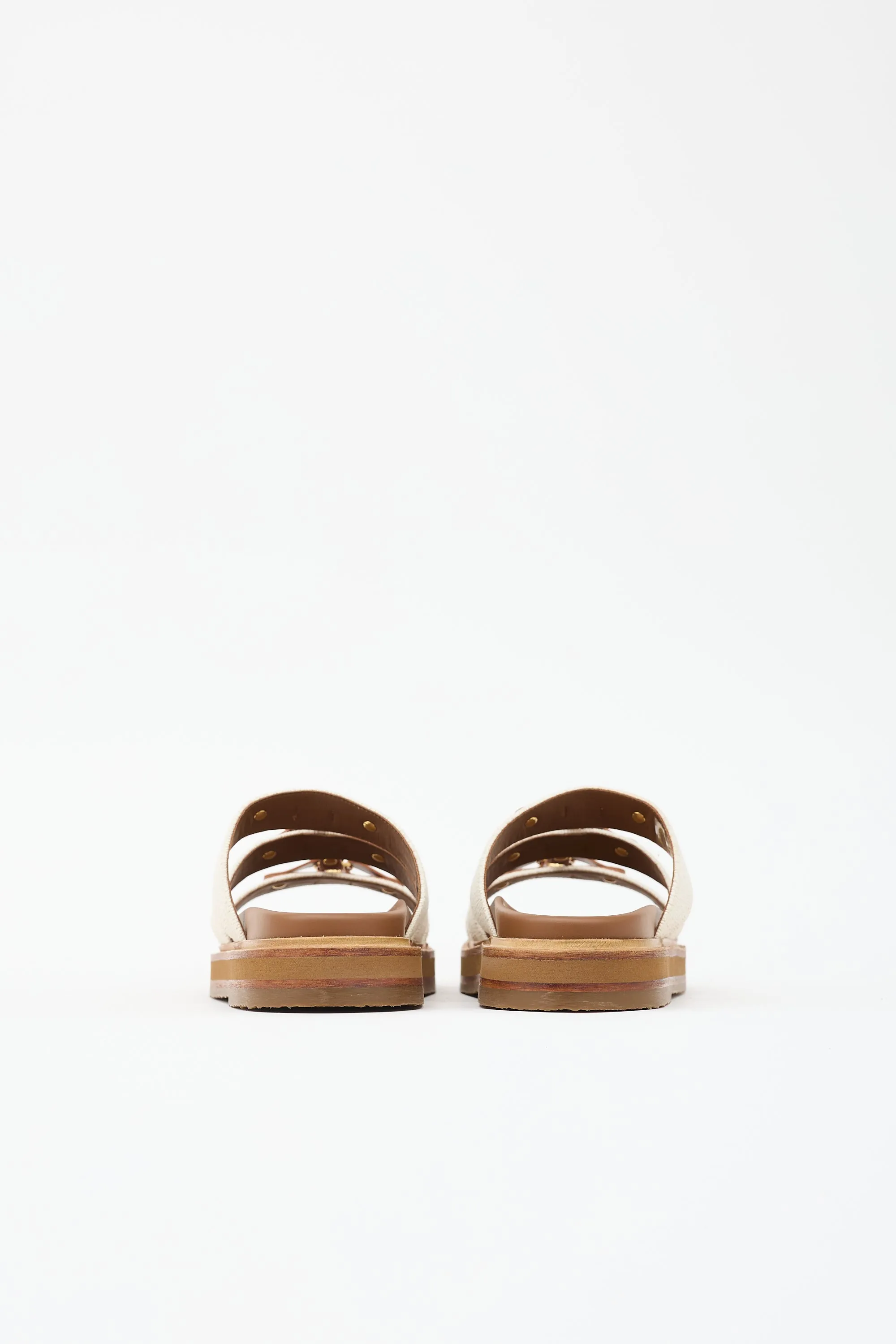 Leather Tippi Triomphe Slide sold by VSP Consignment product image thumbnail 4