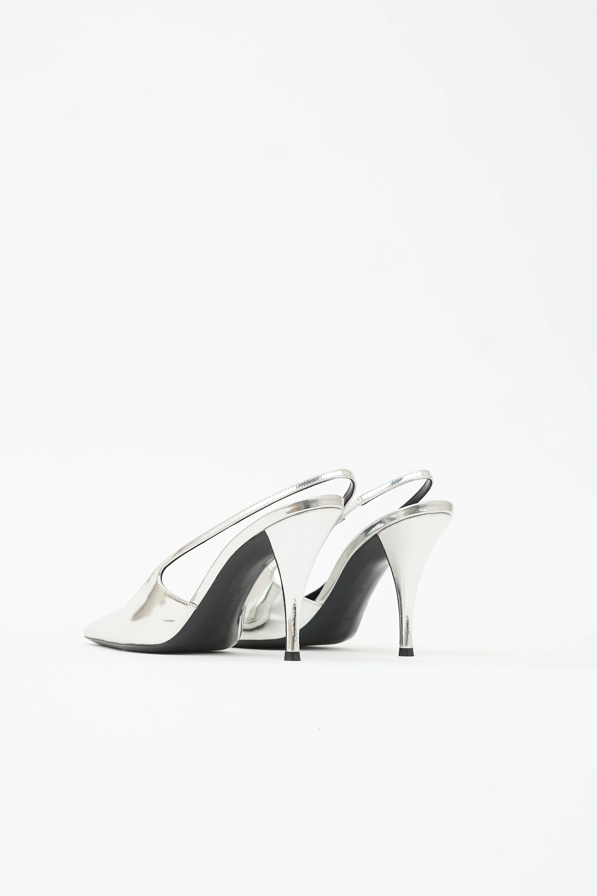 Metallic Leather Tom Dream Heel sold by VSP Consignment product image thumbnail 4
