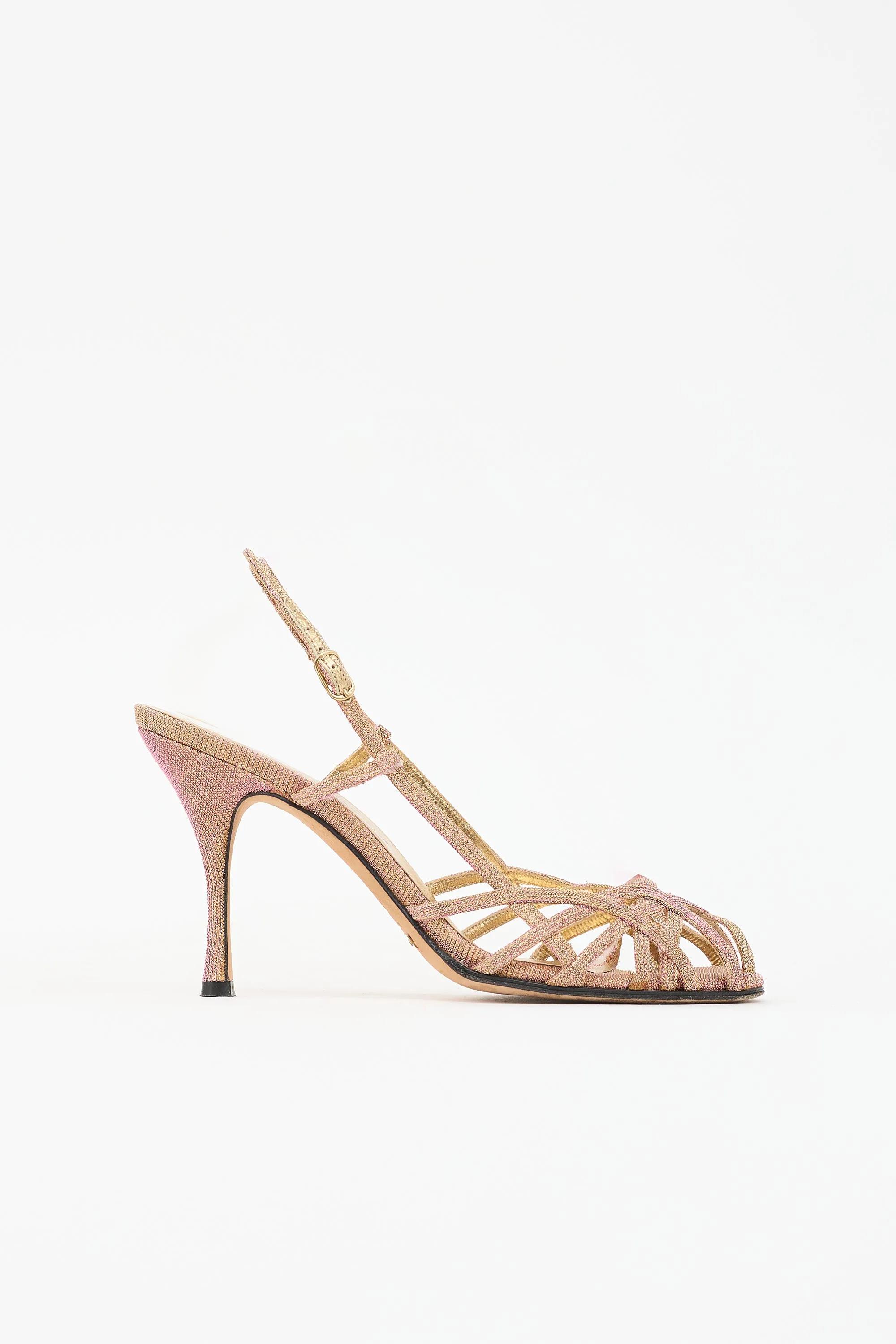 Glitter Slingback Sandal sold by VSP Consignment