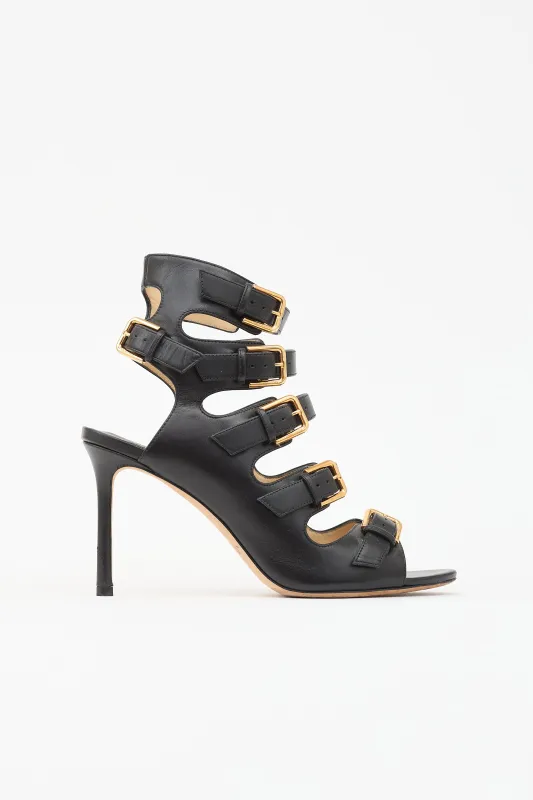 Leather Trick 85 Sandal made by Jimmy Choo