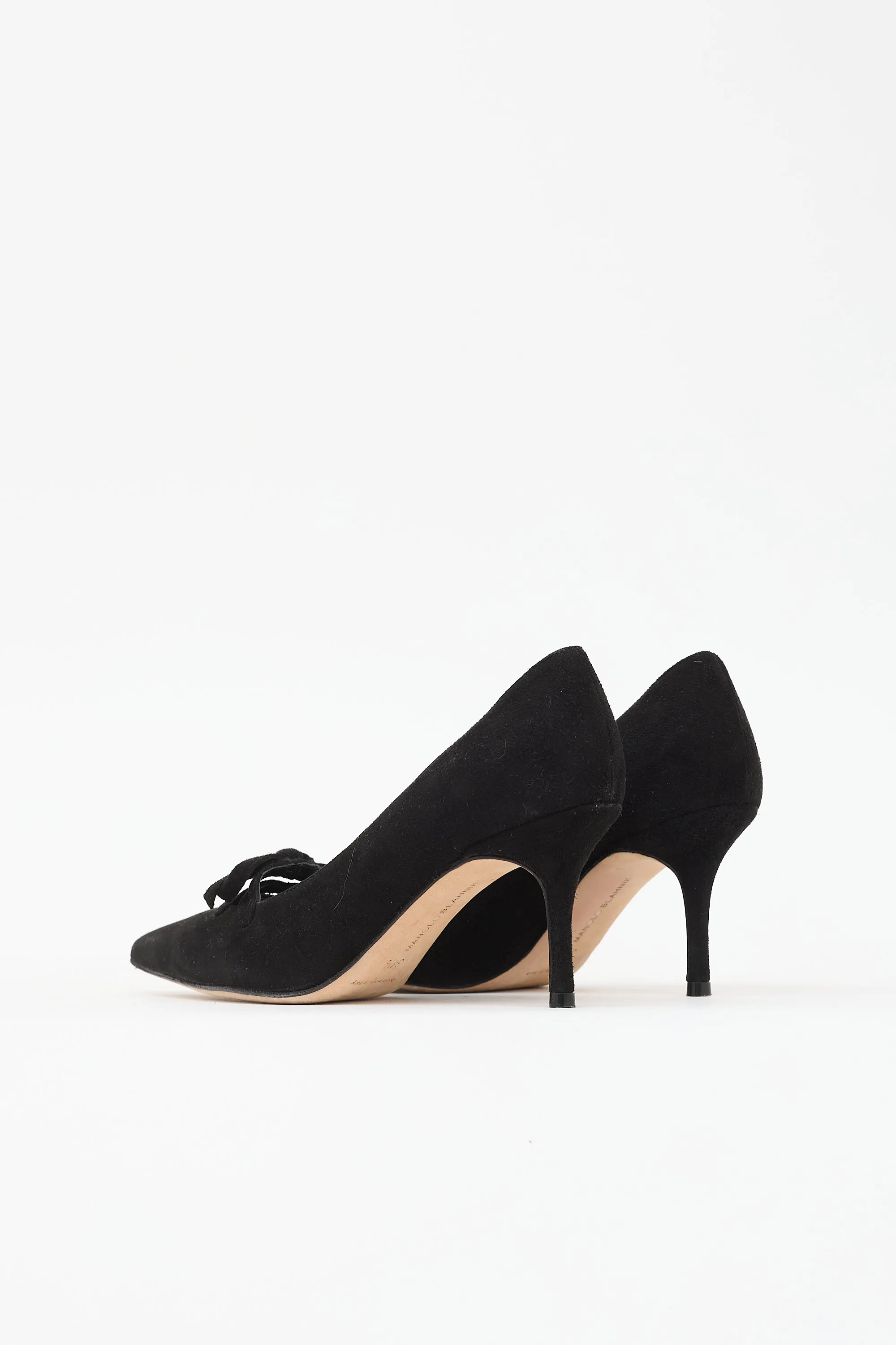 Suede Pointed Toe Pump sold by VSP Consignment product image thumbnail 4