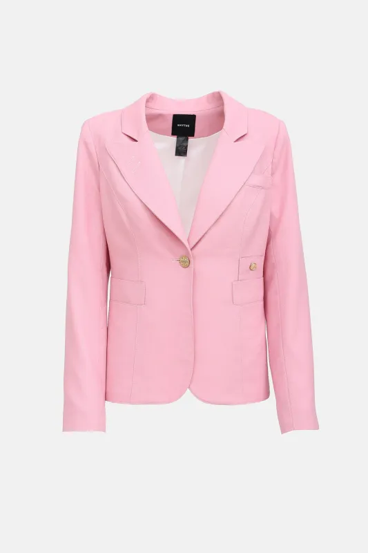 Peak Lapel Duchess Blazer made by Smythe
