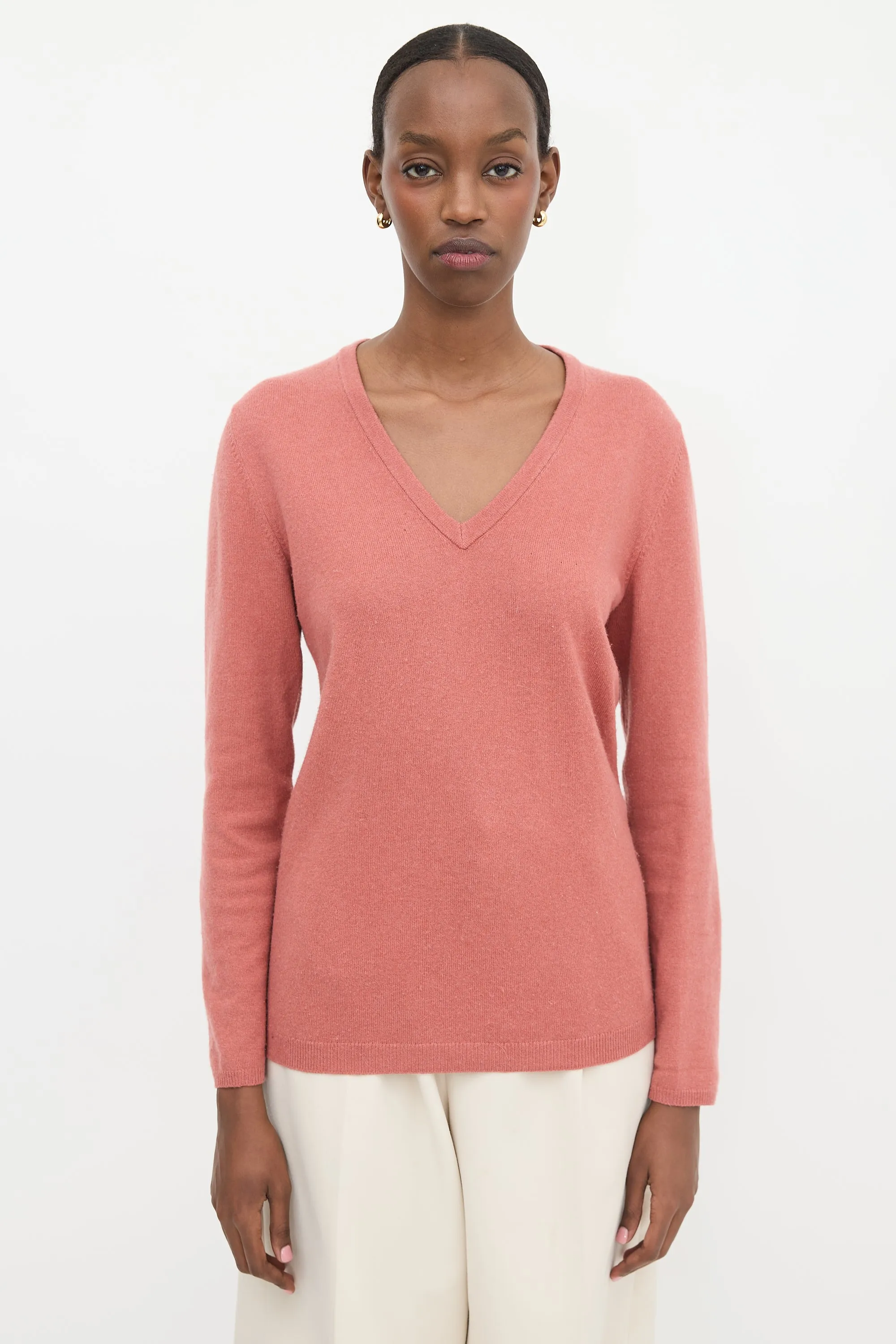 Cashmere V-Neck Sweater sold by VSP Consignment