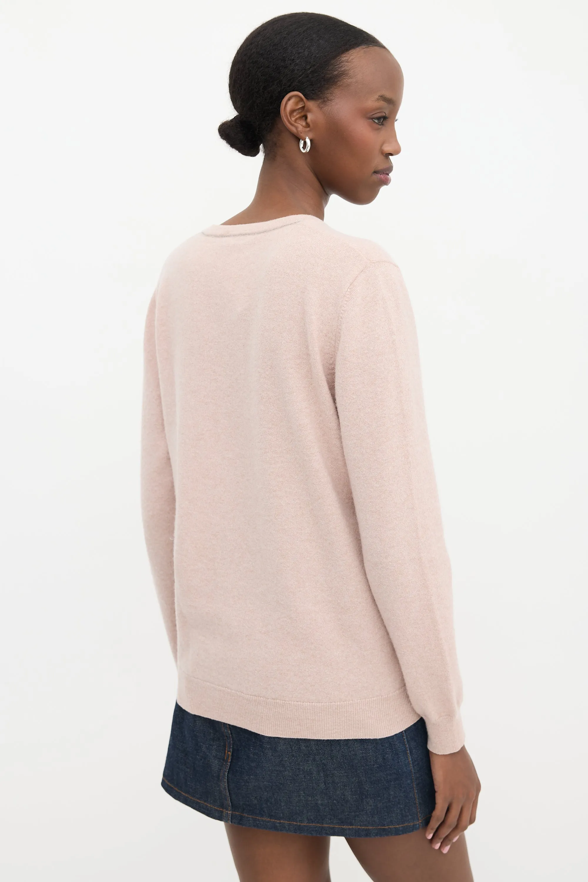 Cashmere V-Neck Sweater sold by VSP Consignment product image thumbnail 4