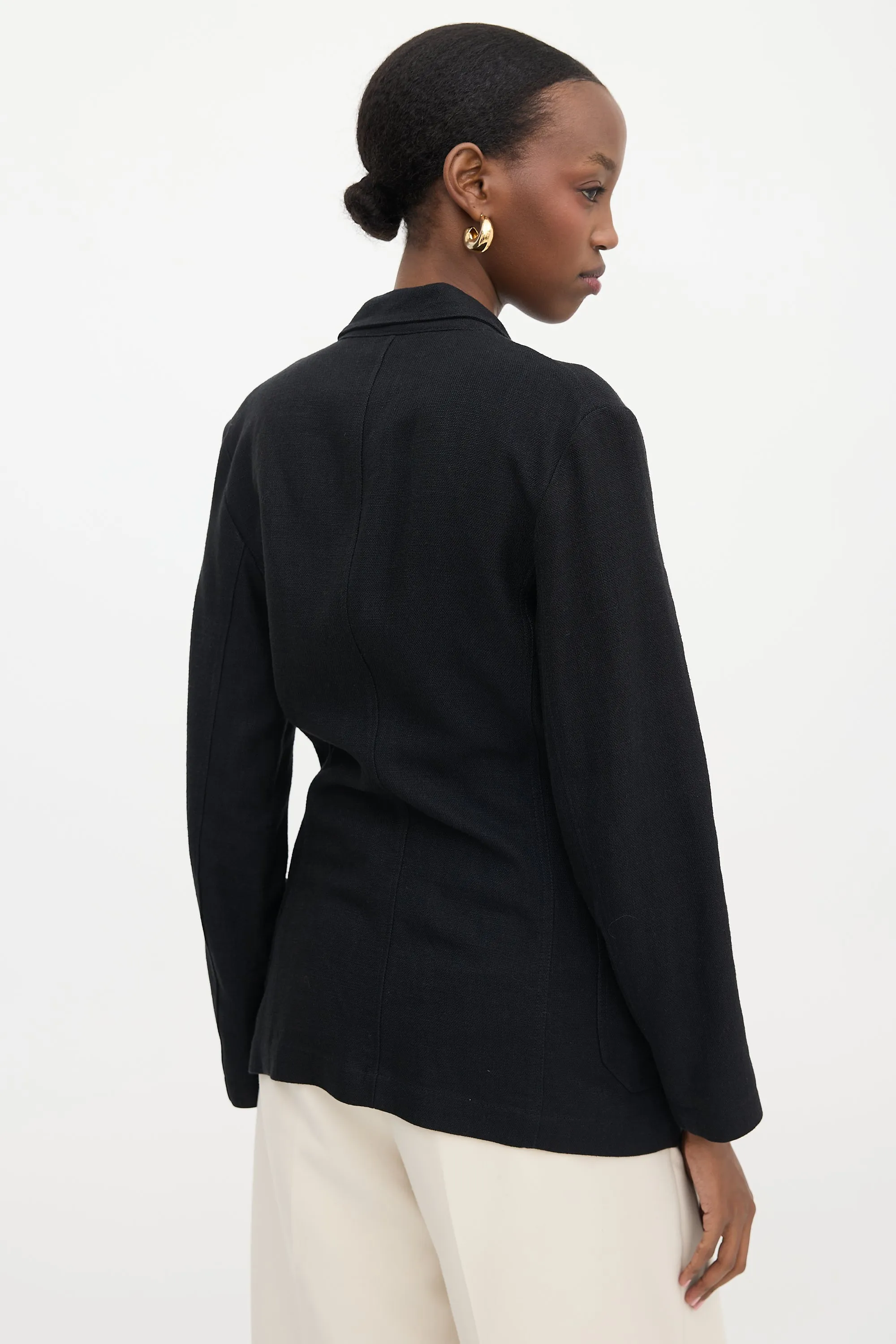 Linen Slim Blazer sold by VSP Consignment product image thumbnail 4