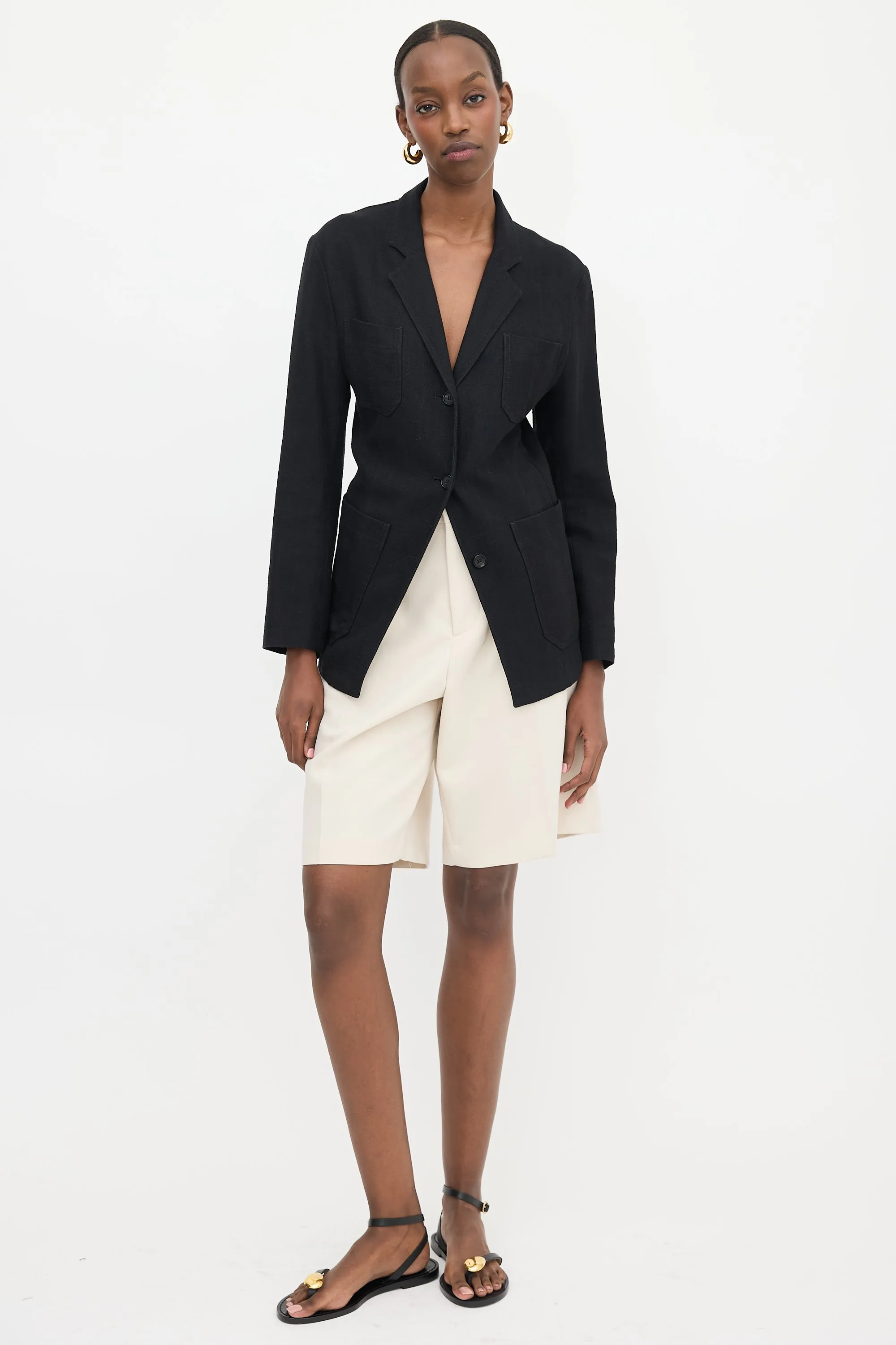 Linen Slim Blazer sold by VSP Consignment product image thumbnail 2