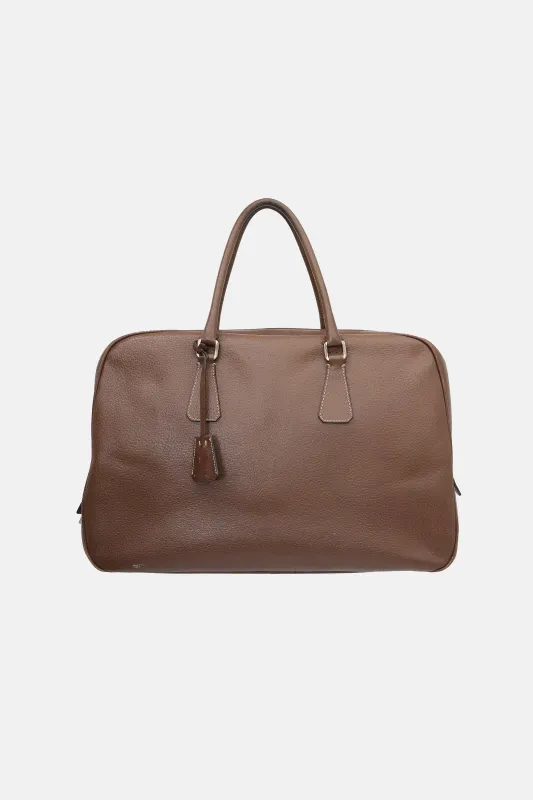 Leather Briefcase Bag made by Prada