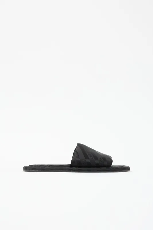 Jacquard Logo Hotel Slide made by Balenciaga
