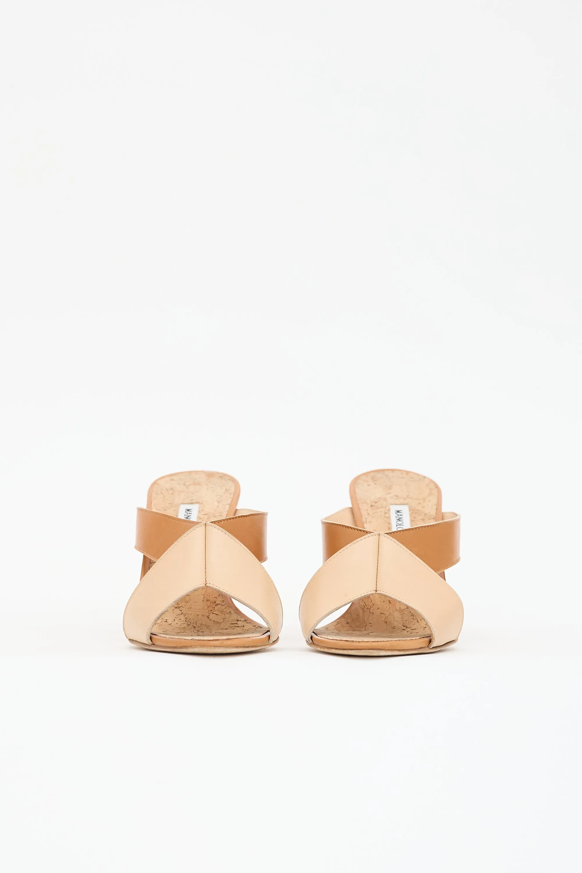 Leather & Cork Sandal sold by VSP Consignment product image thumbnail 3