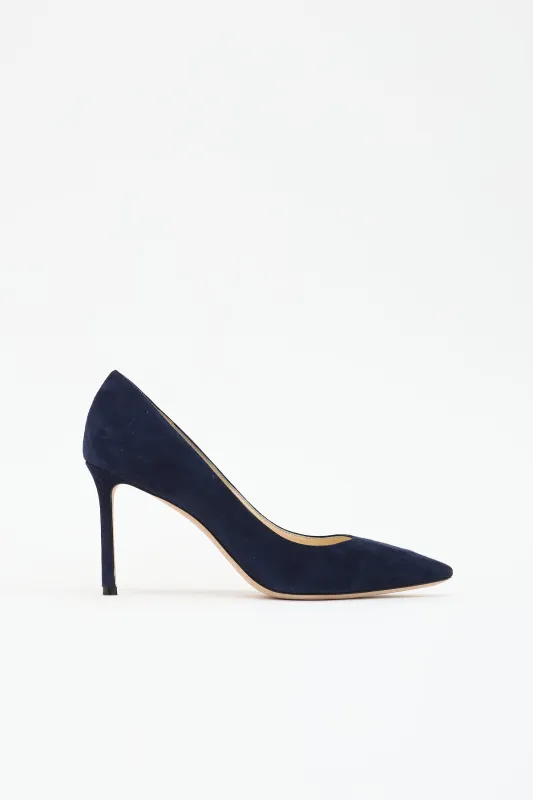 Suede Romy Pump made by Jimmy Choo