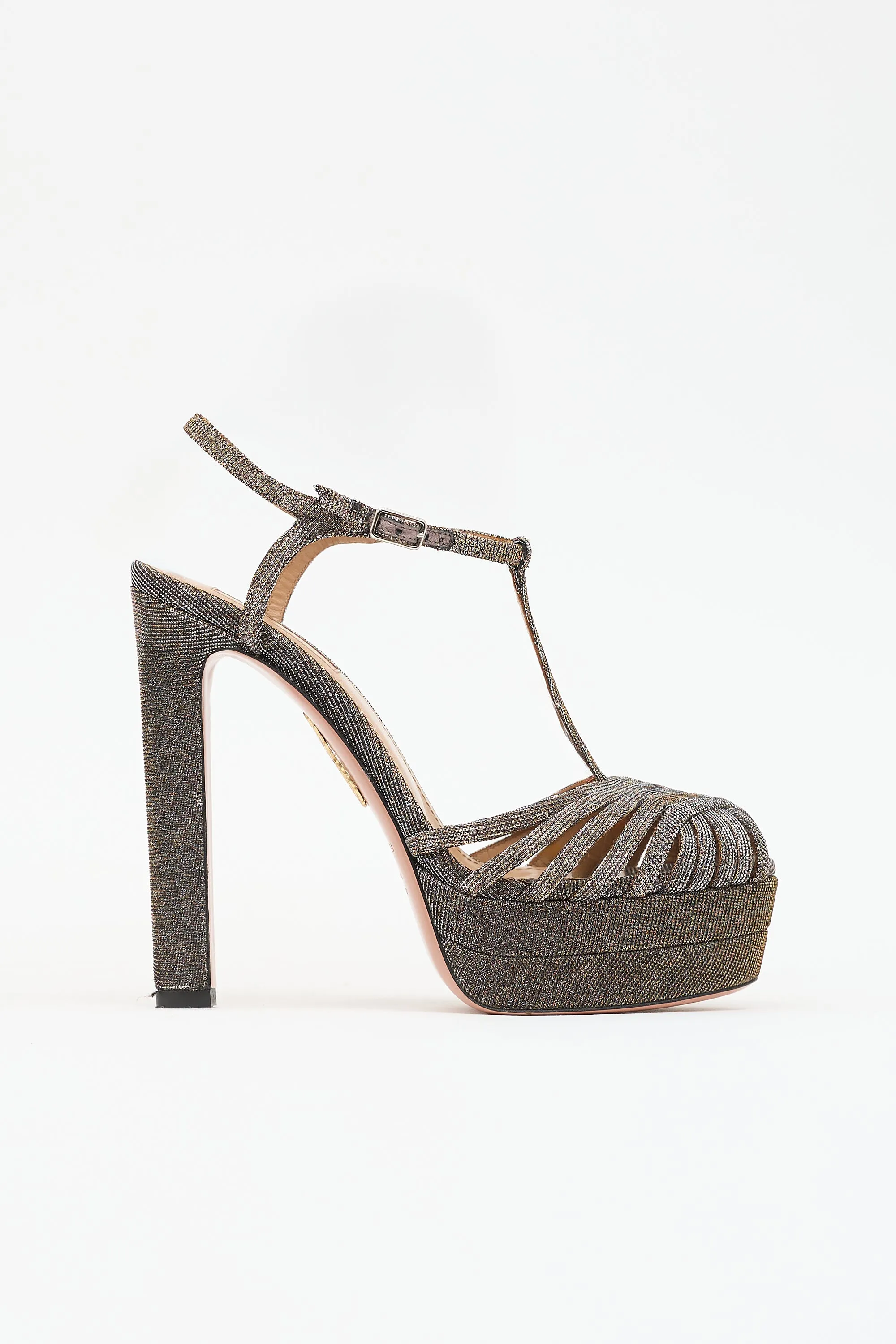 Metallic Platform Sandal sold by VSP Consignment