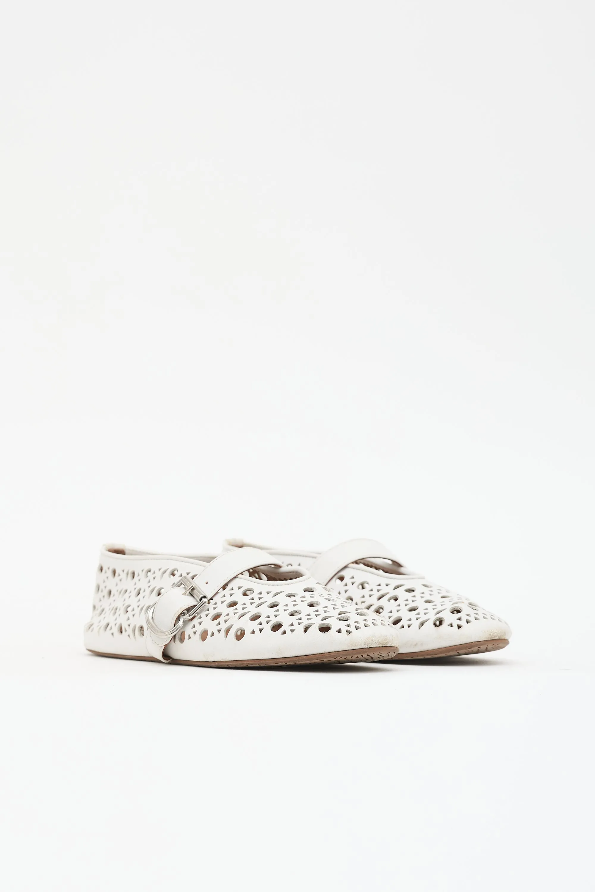 Leather Vienne Flat sold by VSP Consignment product image thumbnail 3