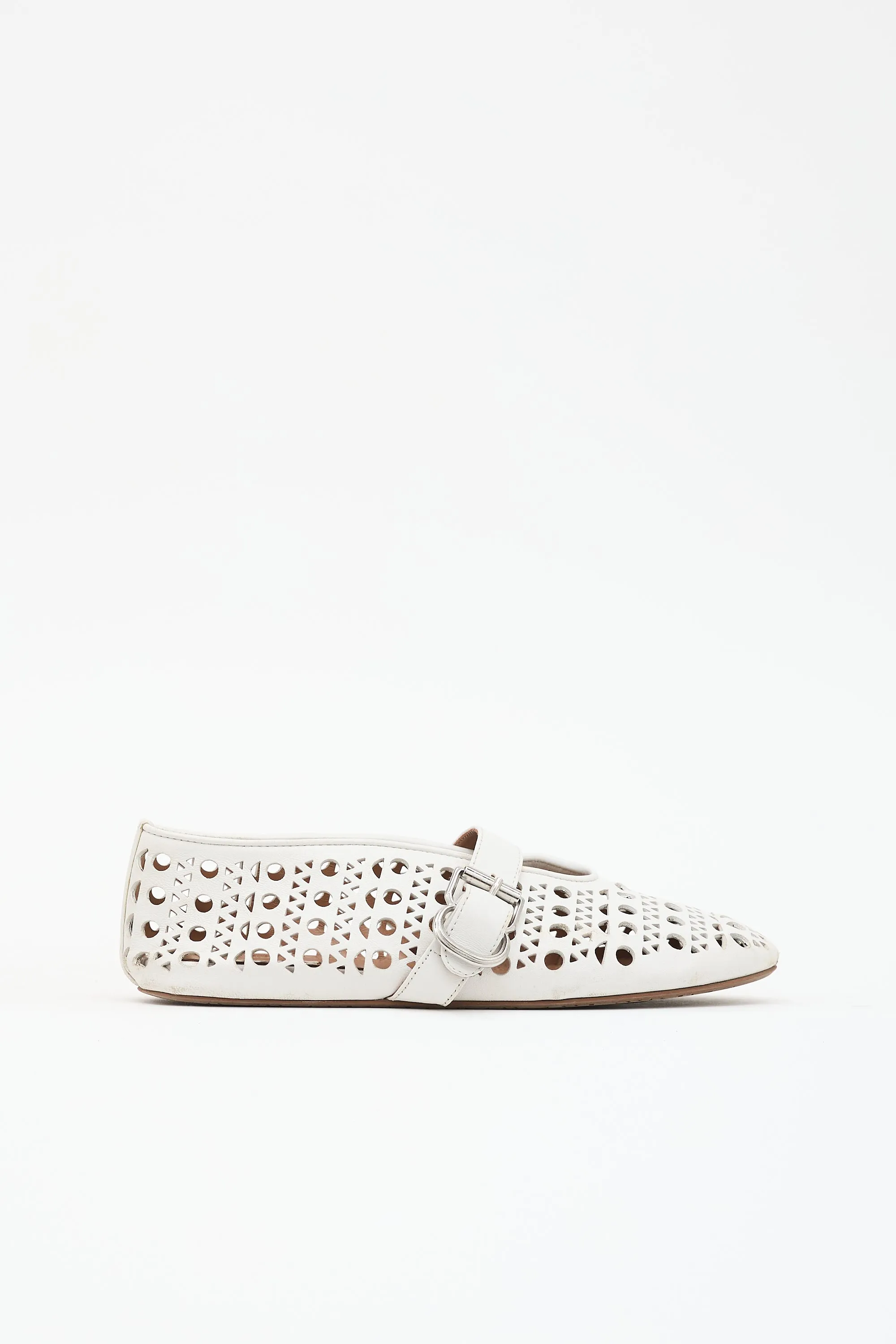 Leather Vienne Flat sold by VSP Consignment