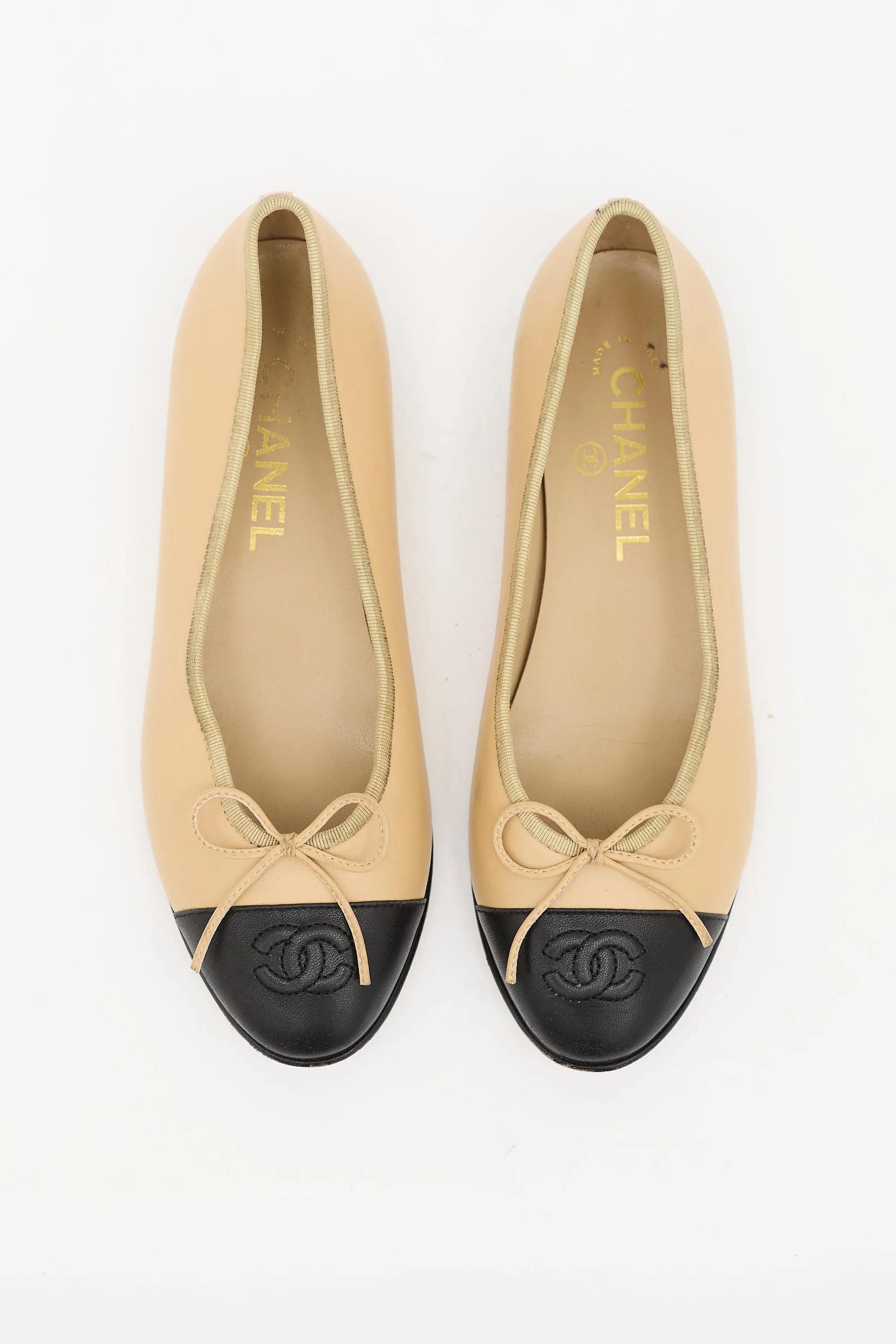 Leather CC Ballet Flat sold by VSP Consignment product image thumbnail 2