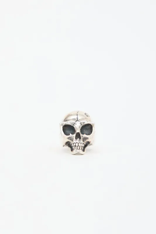 950 Silver Alien Skull Ring made by Yohji Yamamoto