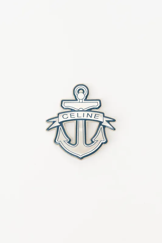 Anchor Brooch made by Celine