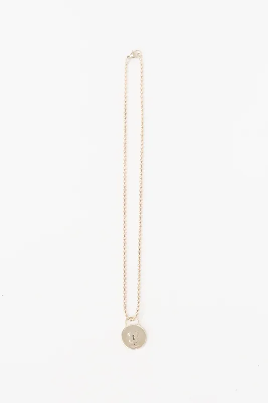 Sterling Silver Padlock Necklace made by Tiffany & Co.