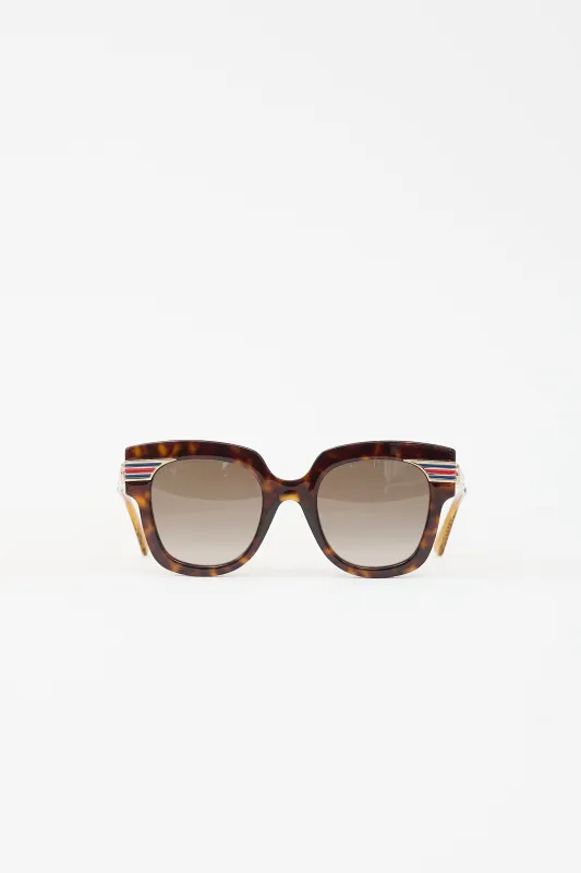 GG0281S Web Sunglasses made by Gucci