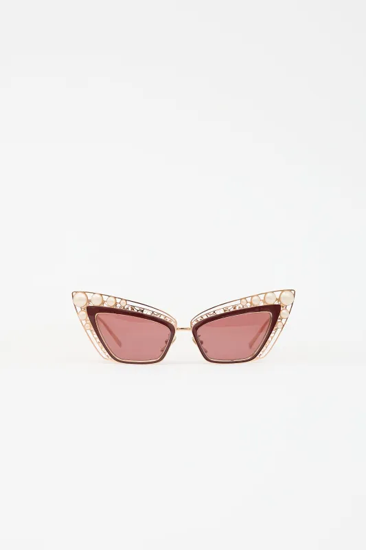 DG2254 Embellished Sunglasses made by Dolce & Gabanna