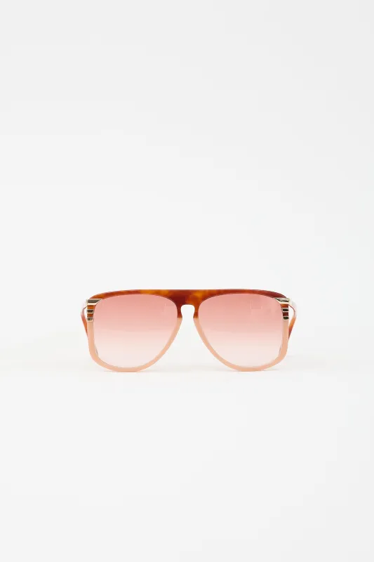 CH0104S Aviator Sunglasses made by Chloe