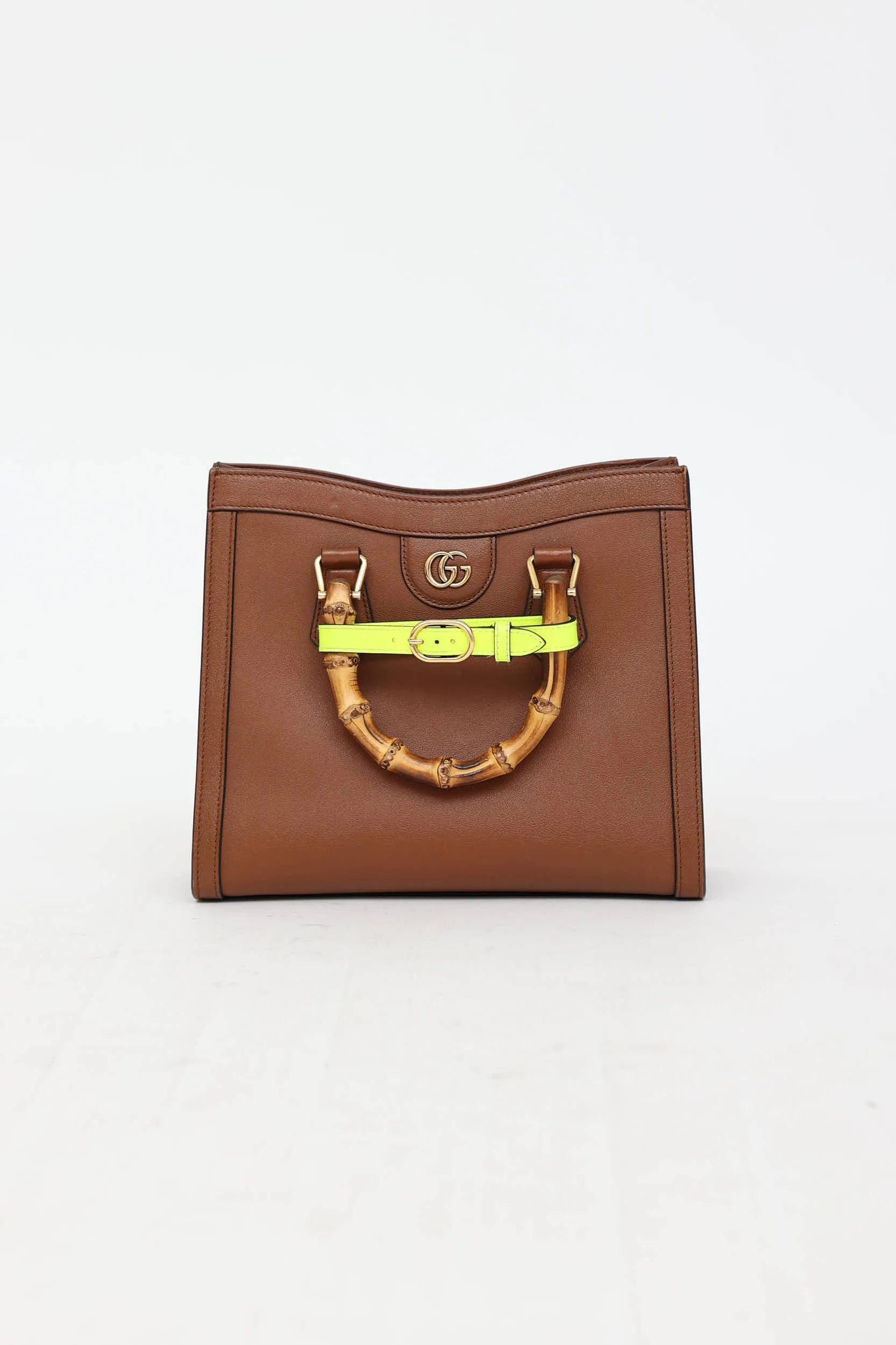 Diana Leather Small Tote Bag sold by VSP Consignment