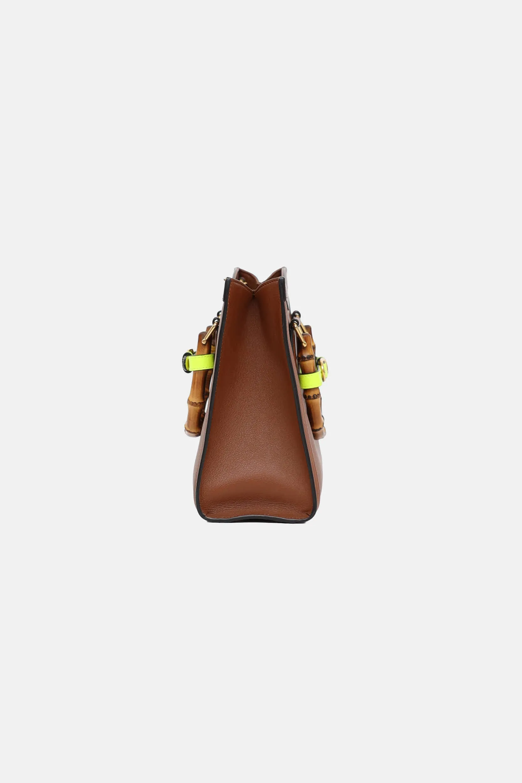Diana Leather Small Tote Bag sold by VSP Consignment product image thumbnail 3