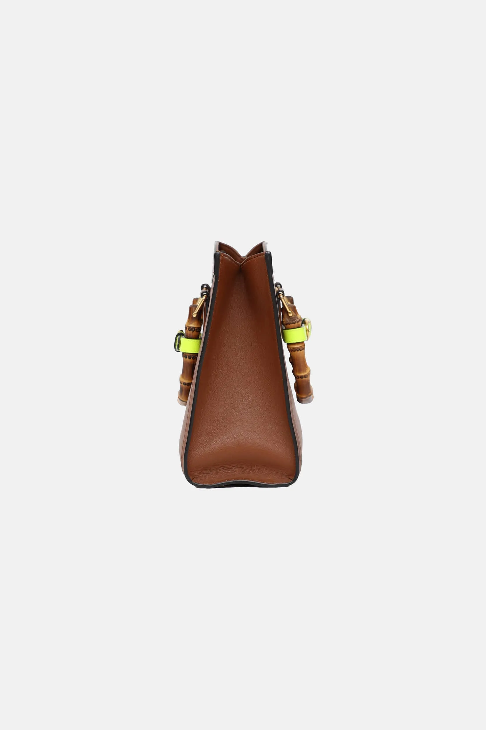 Diana Leather Small Tote Bag sold by VSP Consignment product image thumbnail 4