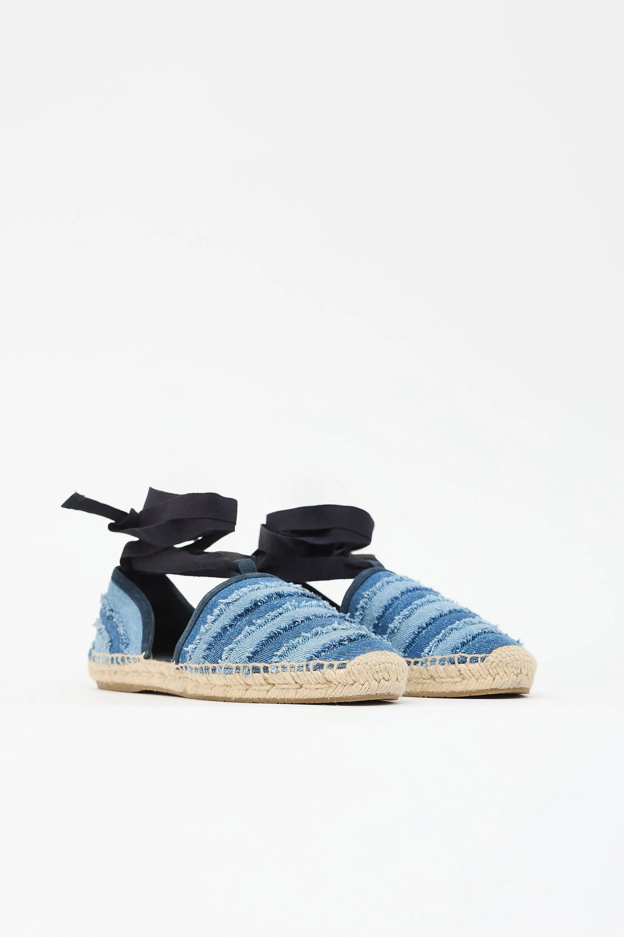 Denim Dolphin Espadrille Flat sold by VSP Consignment product image thumbnail 3