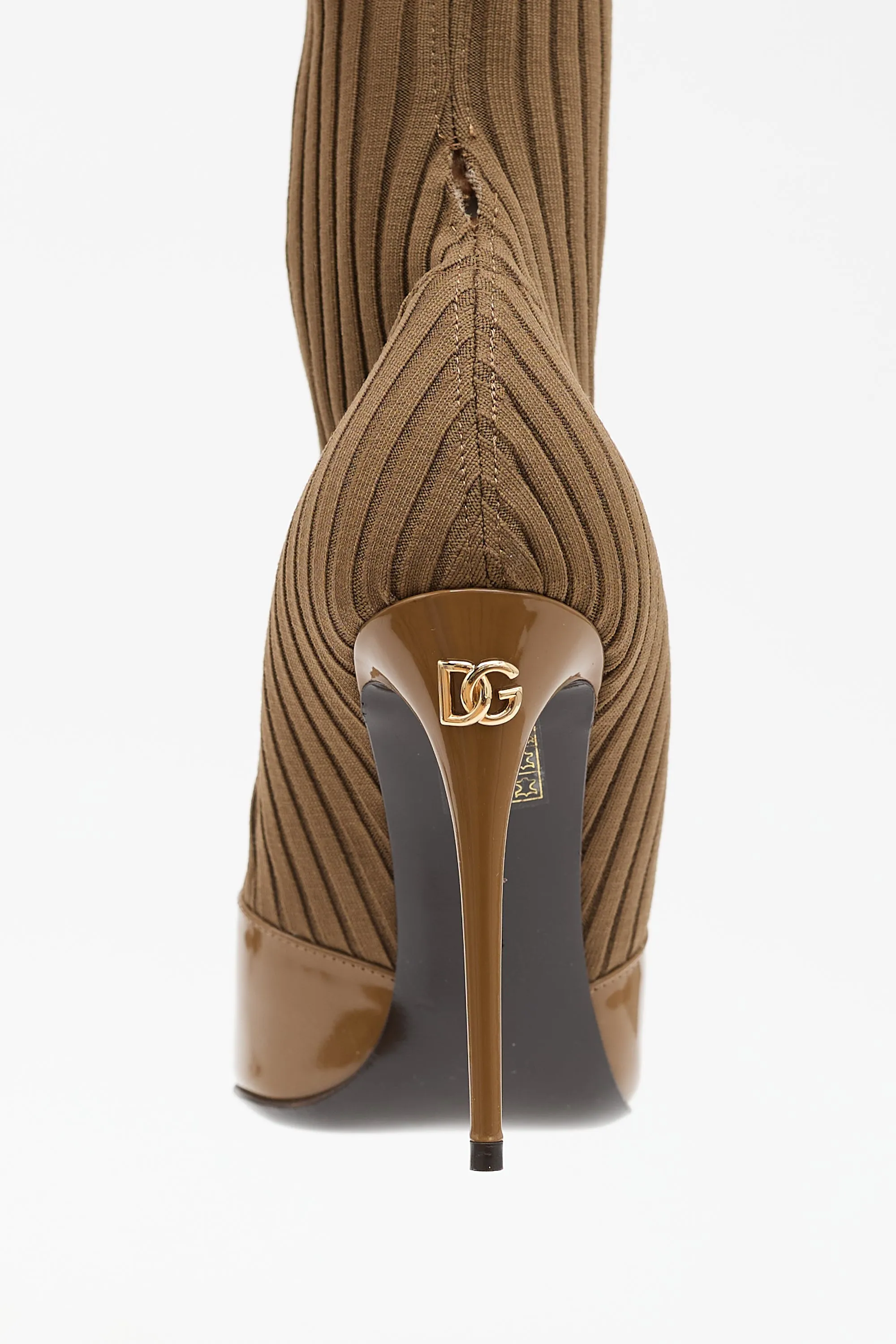 Patent Sock Ankle Boot sold by VSP Consignment product image thumbnail 5