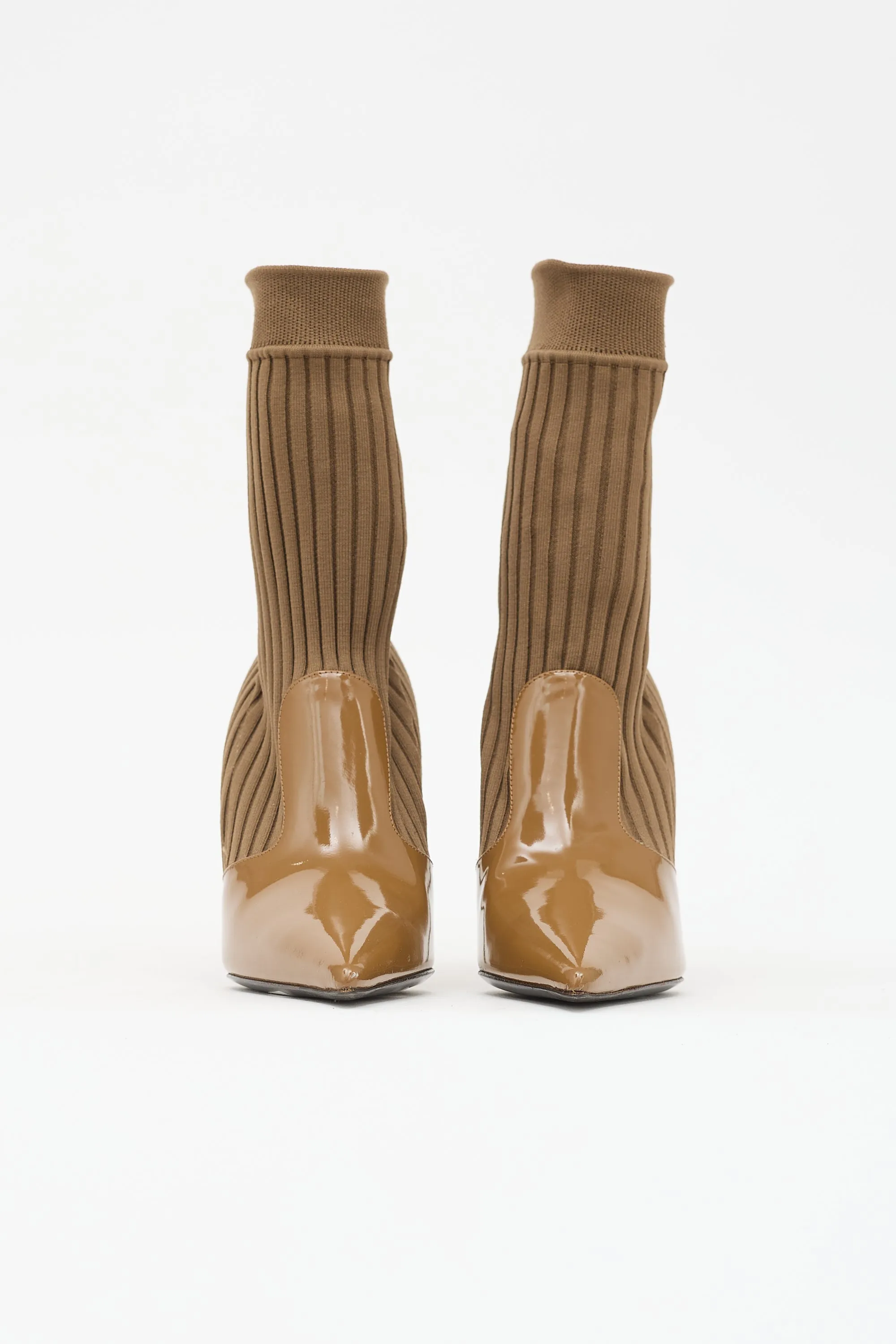 Patent Sock Ankle Boot sold by VSP Consignment product image thumbnail 3