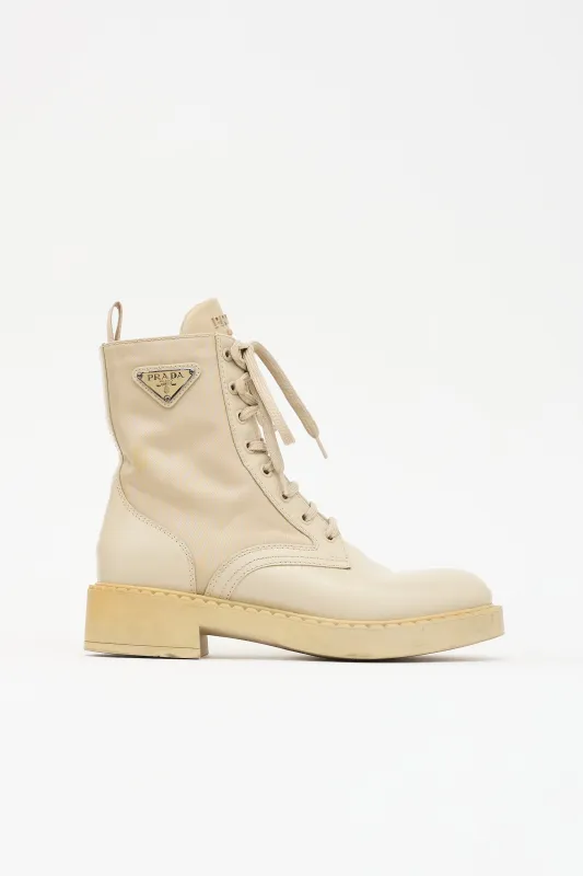 Re-Nylon Combat Boot made by Prada