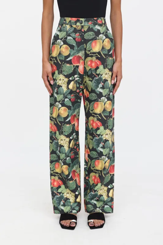 Fruit Print Pant made by Puppets and Puppets