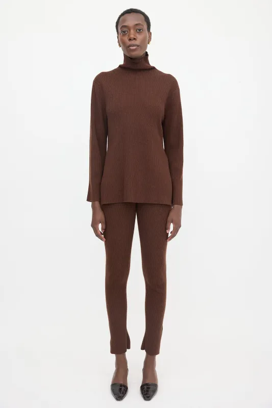 Merino Wool Rib Knit Set made by Studio Nicholson