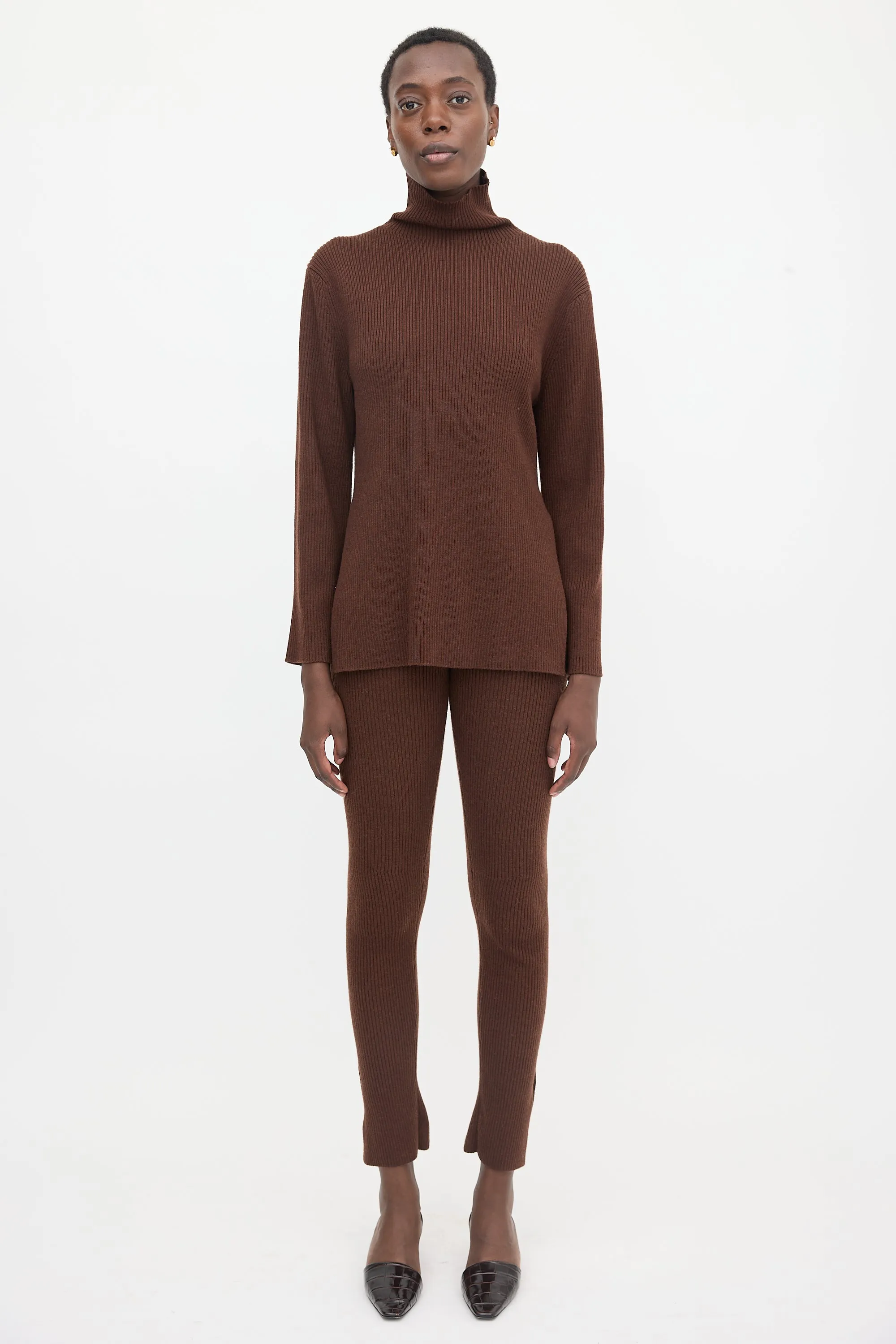Merino Wool Rib Knit Set sold by VSP Consignment