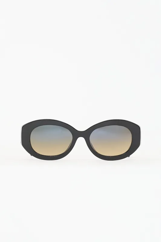 5528 Oval CC Sunglasses made by Chanel