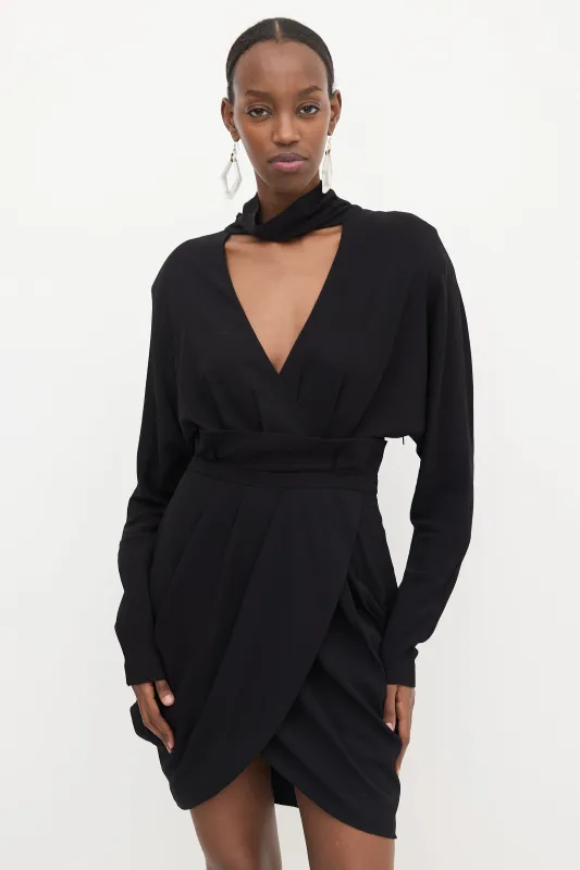 Crepe Cut Out Dress made by Versace