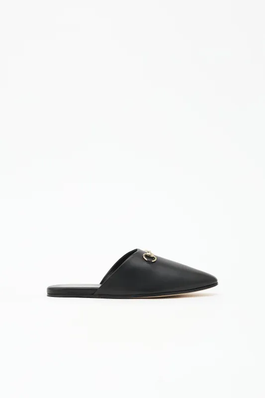 Leather Flat Mule made by Gucci
