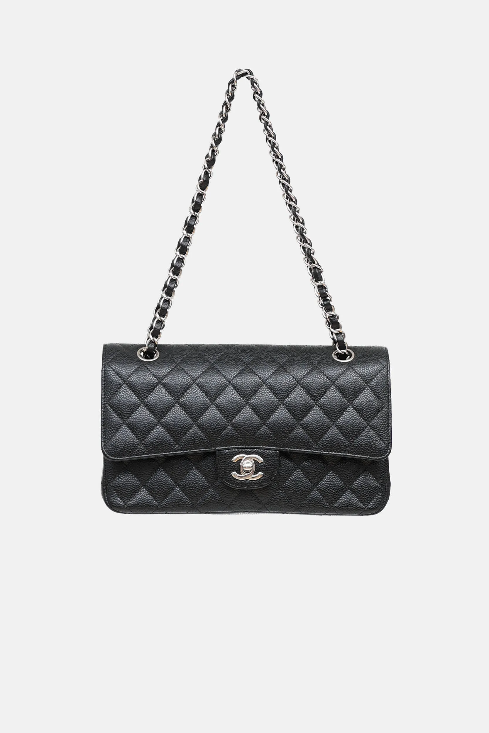 Caviar Double Flap Bag sold by VSP Consignment