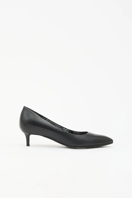 Leather Vicky 40 Pump made by Hermes