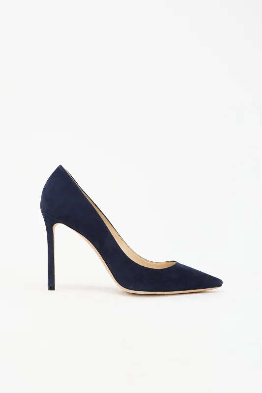 Suede Romy Pump made by Jimmy Choo