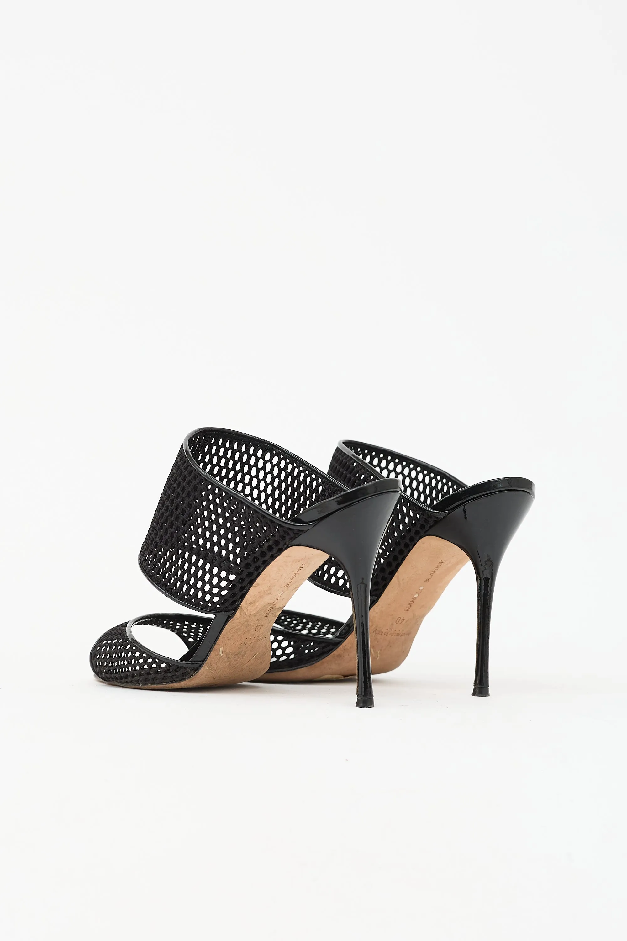 Patent & Mesh Sandal sold by VSP Consignment product image thumbnail 4