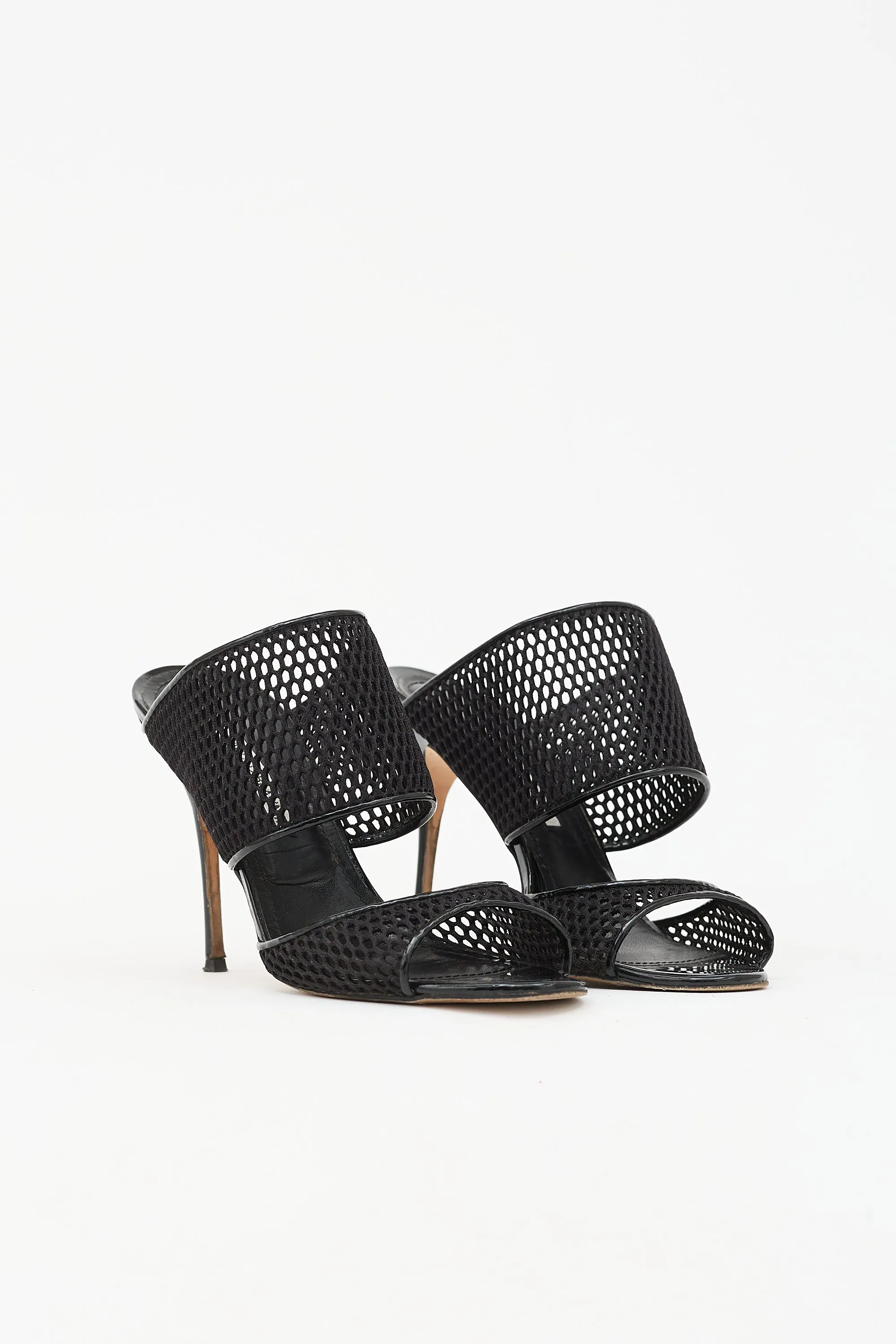 Patent & Mesh Sandal sold by VSP Consignment product image thumbnail 2