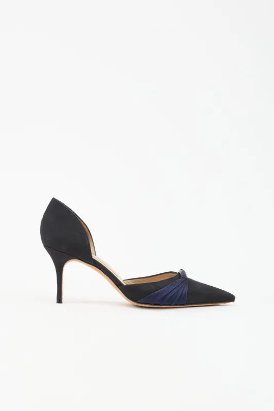 Crepe Lisy D'Orsay Heel made by Manolo Blahnik