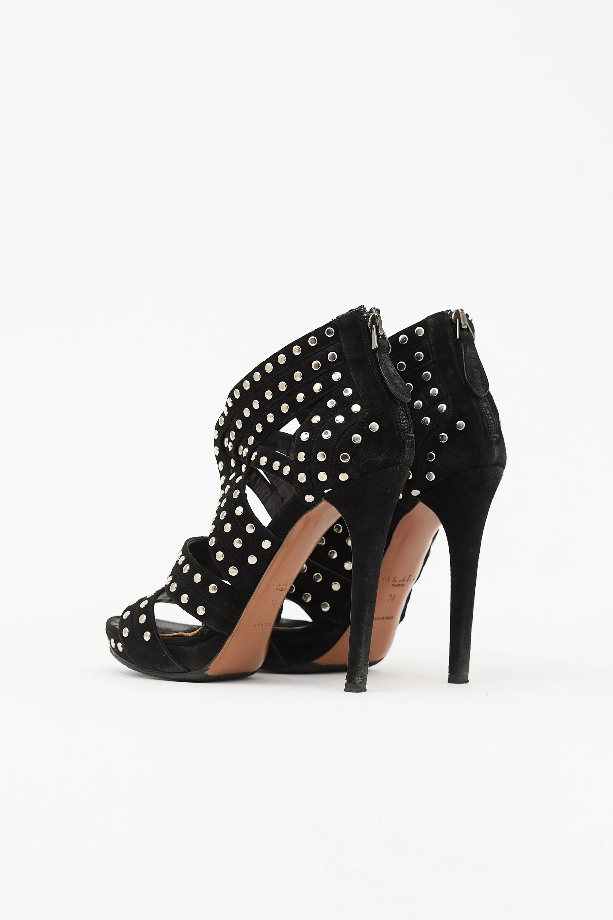 Suede Studded Sandal sold by VSP Consignment product image thumbnail 4