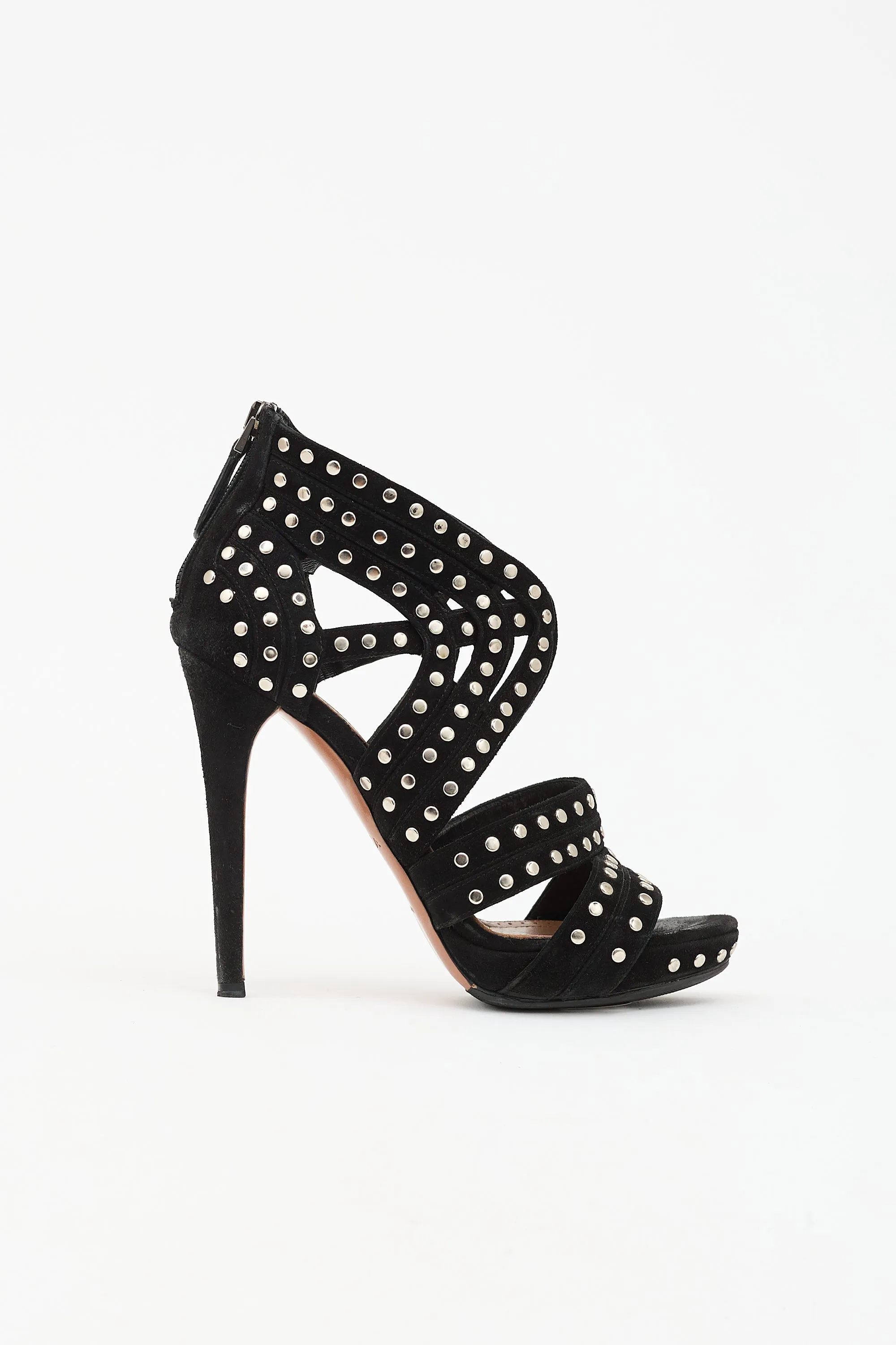 Suede Studded Sandal sold by VSP Consignment
