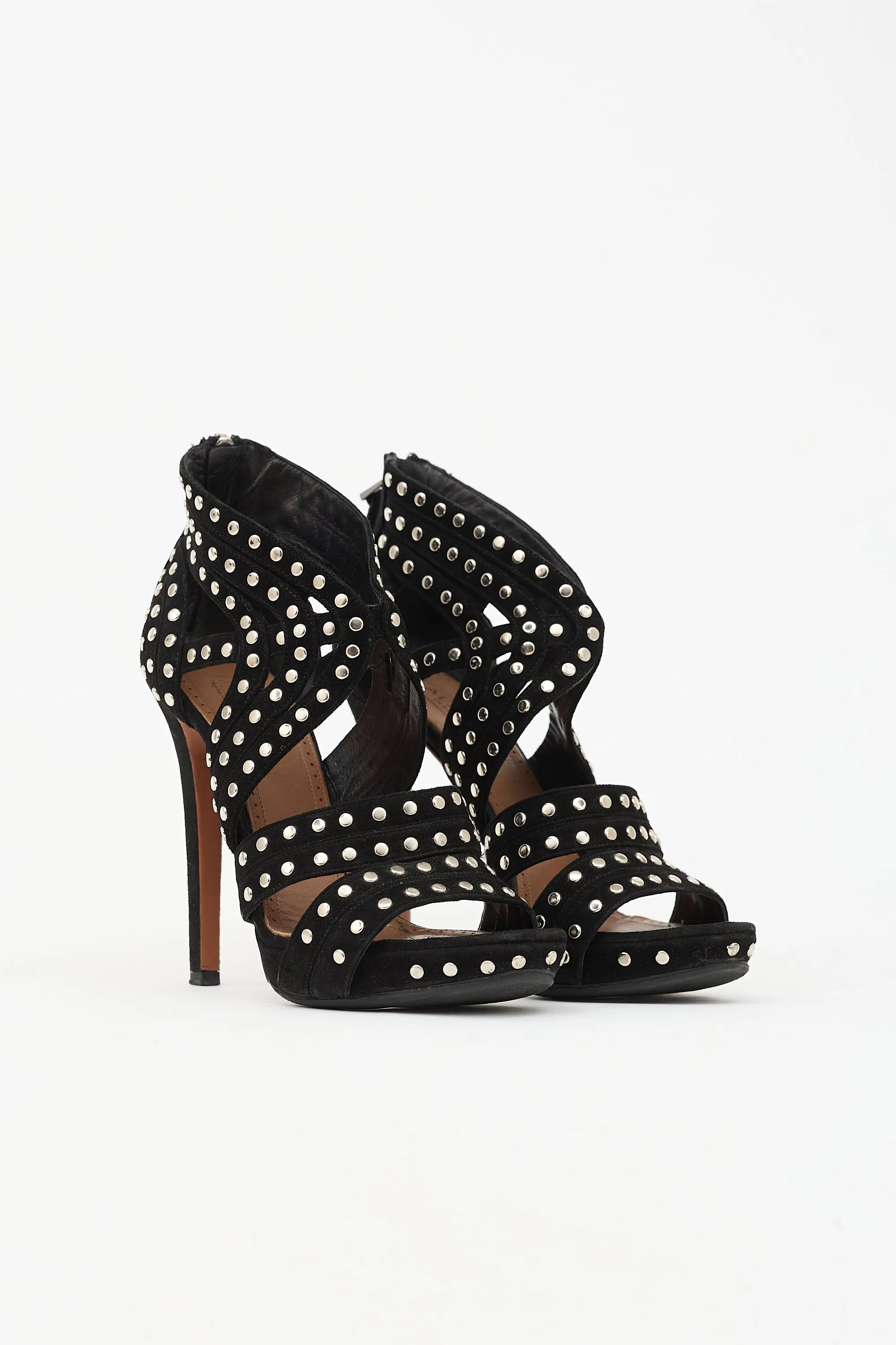 Suede Studded Sandal sold by VSP Consignment product image thumbnail 2