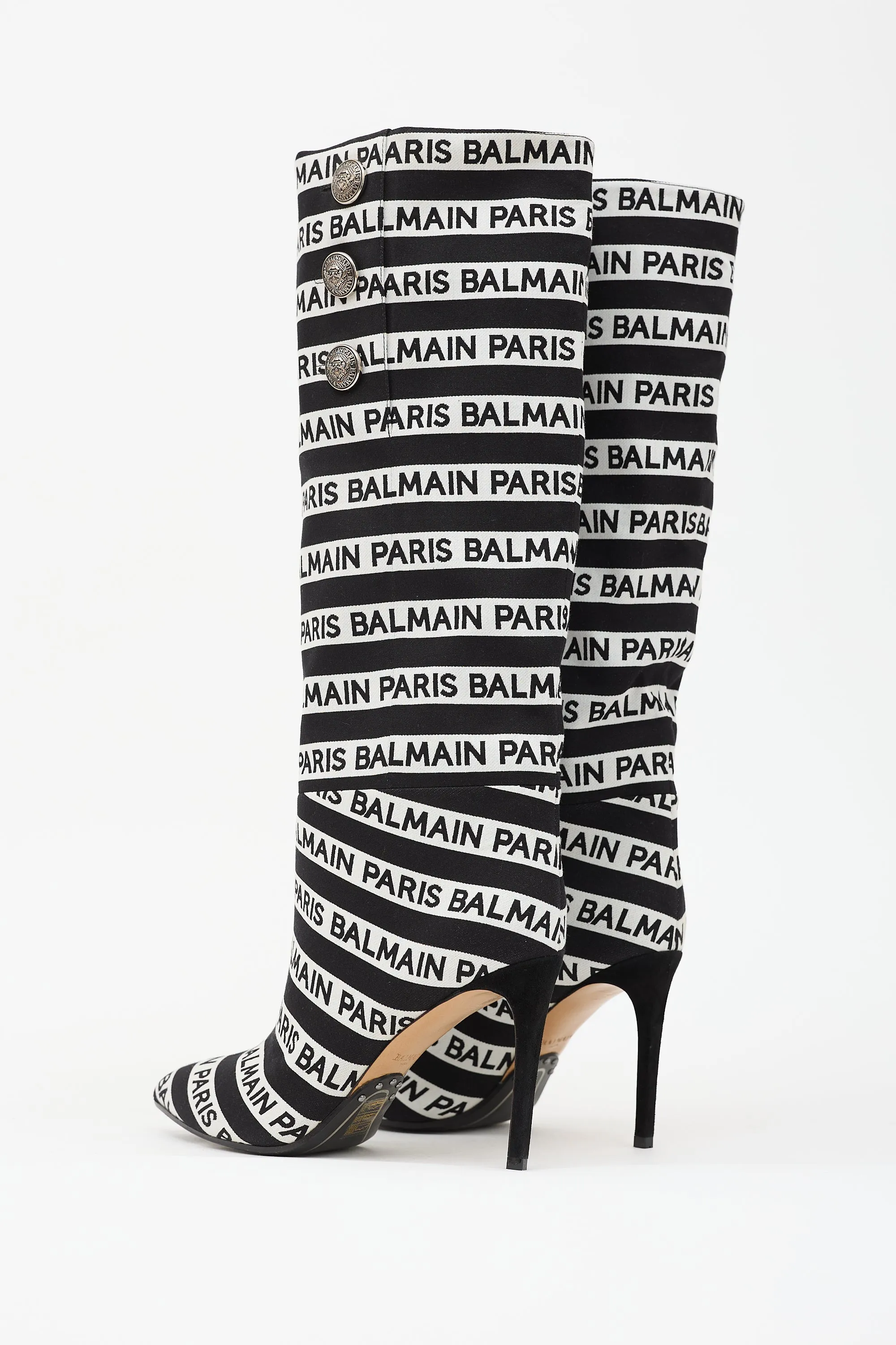 Jane Striped Logo Boot sold by VSP Consignment product image thumbnail 4