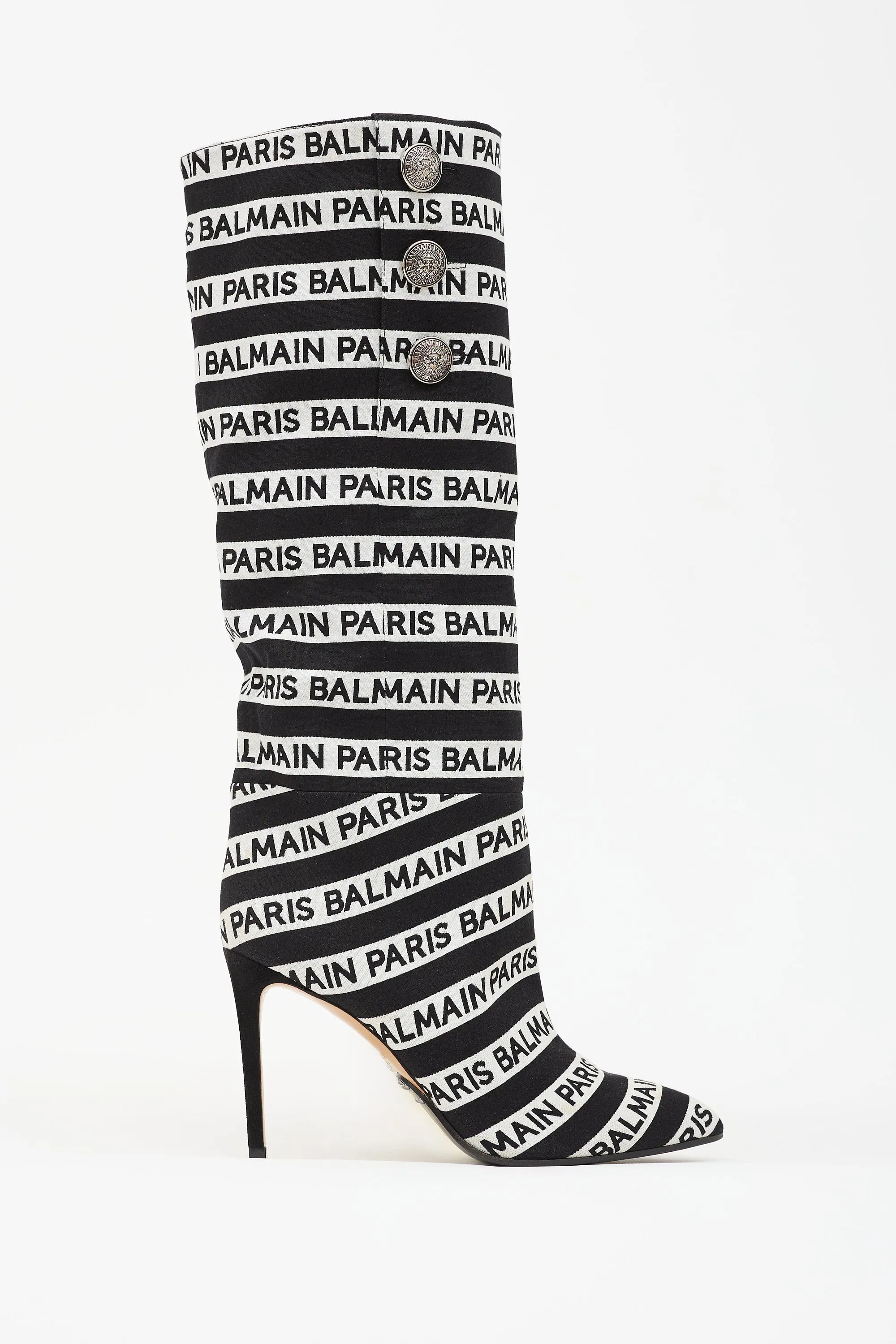 Jane Striped Logo Boot sold by VSP Consignment